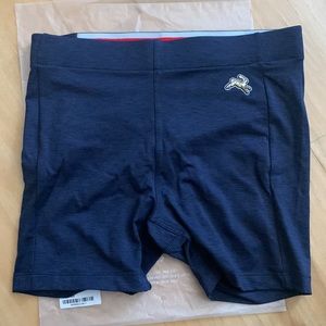 NWOT Tracksmith Session Short Tights in Size Medium, Navy